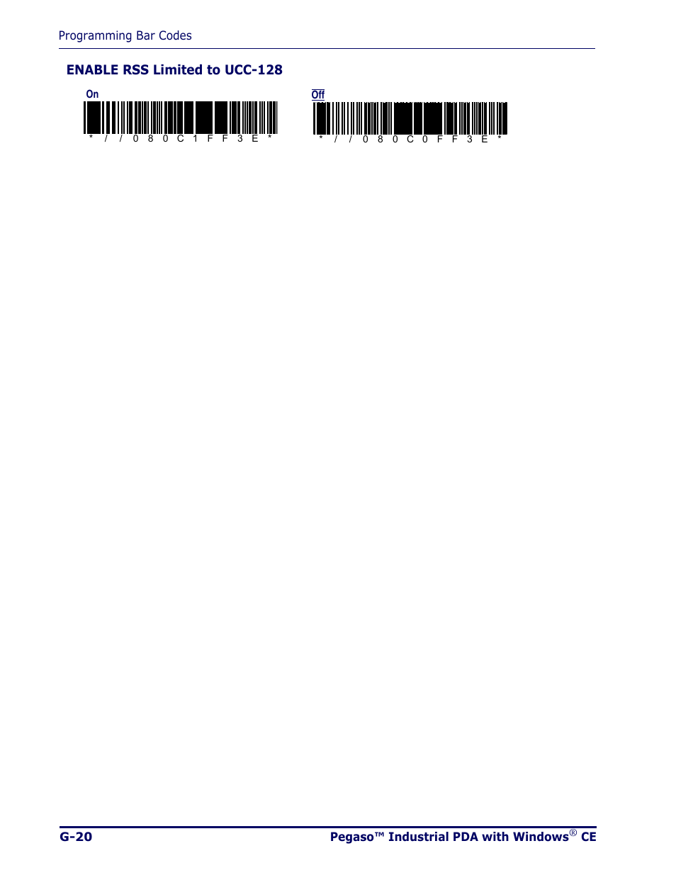 Datalogic Scanning Pegaso User Manual | Page 144 / 172