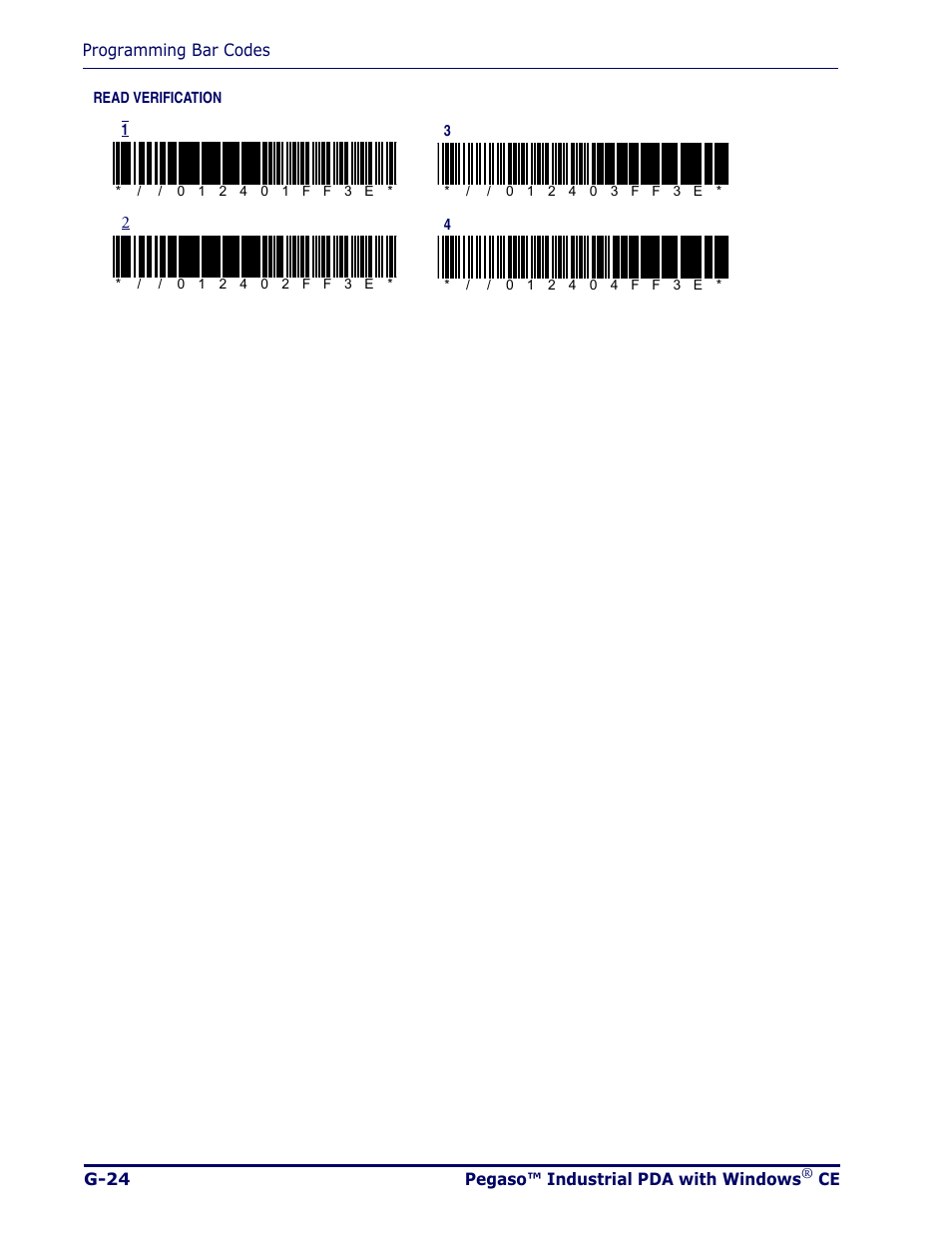 Datalogic Scanning Pegaso User Manual | Page 148 / 172