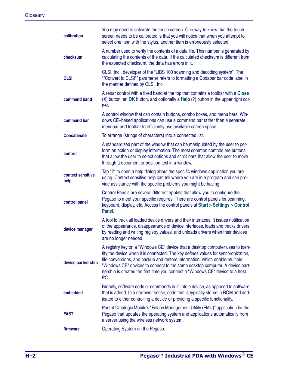 Datalogic Scanning Pegaso User Manual | Page 158 / 172