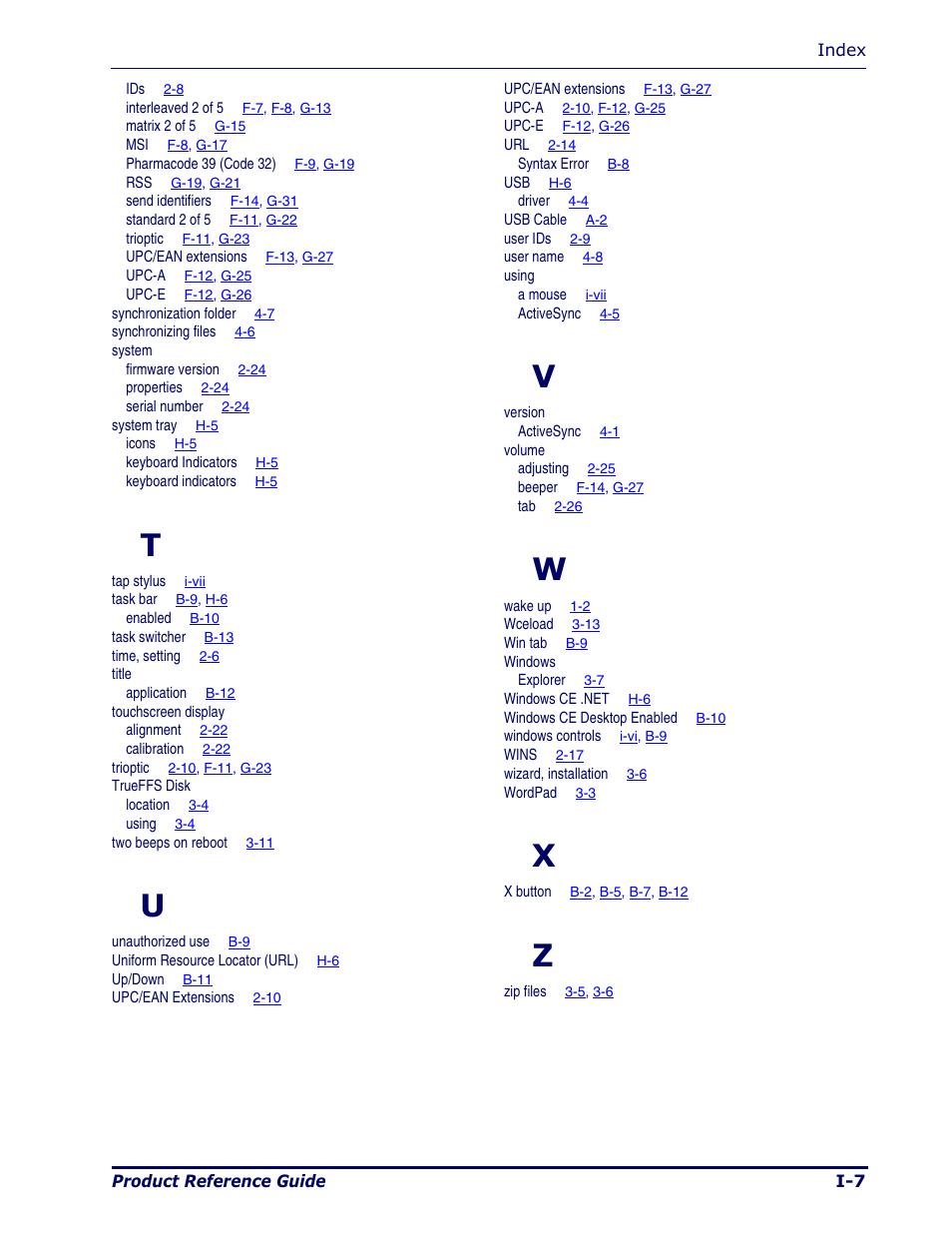 Datalogic Scanning Pegaso User Manual | Page 169 / 172