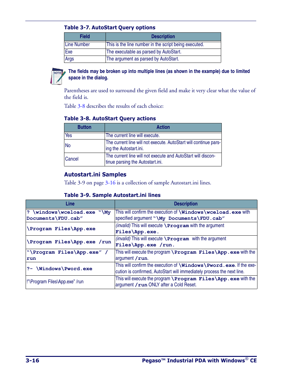 Datalogic Scanning Pegaso User Manual | Page 62 / 172