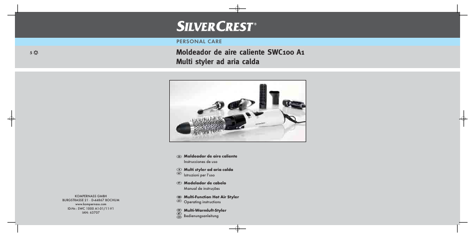 Silvercrest SWC 1000 A1 User Manual | 32 pages