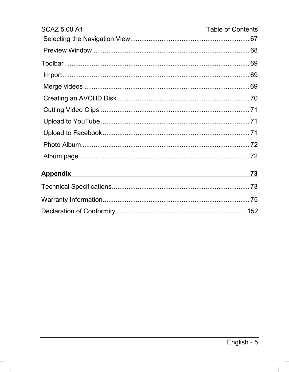 Silvercrest SCAZ 5.00 A1 User Manual | Page 7 / 155
