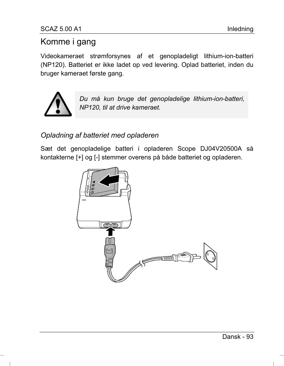 Komme i gang | Silvercrest SCAZ 5.00 A1 User Manual | Page 95 / 155