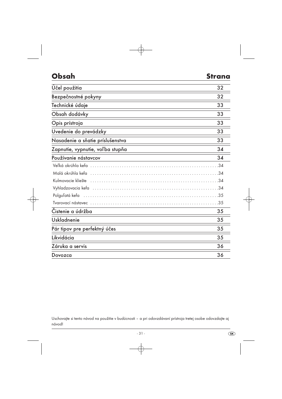 Silvercrest SWC 1000 A1 User Manual | Page 33 / 44