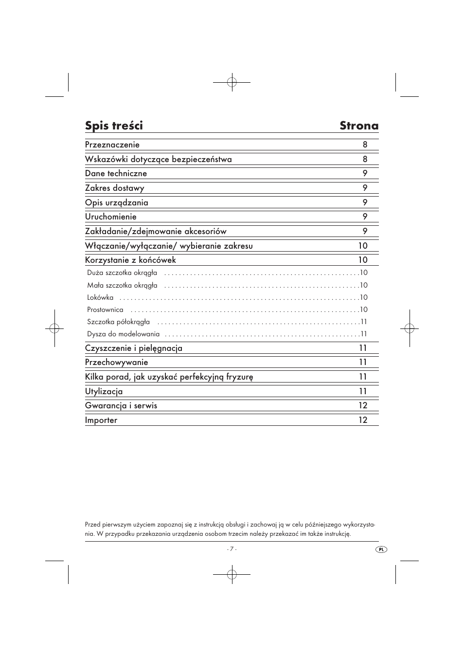 Silvercrest SWC 1000 A1 User Manual | Page 9 / 44