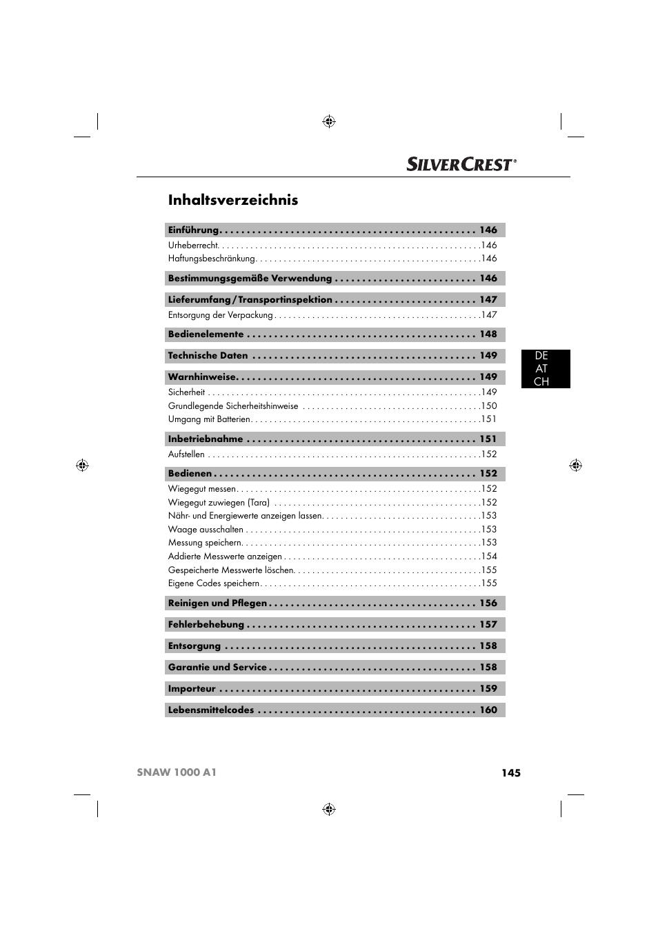 Silvercrest SNAW 1000 A1 User Manual | Page 148 / 182