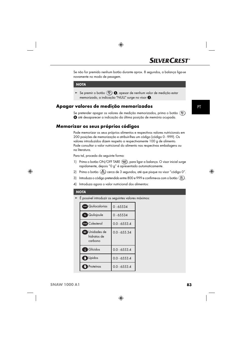 Silvercrest SNAW 1000 A1 User Manual | Page 86 / 182