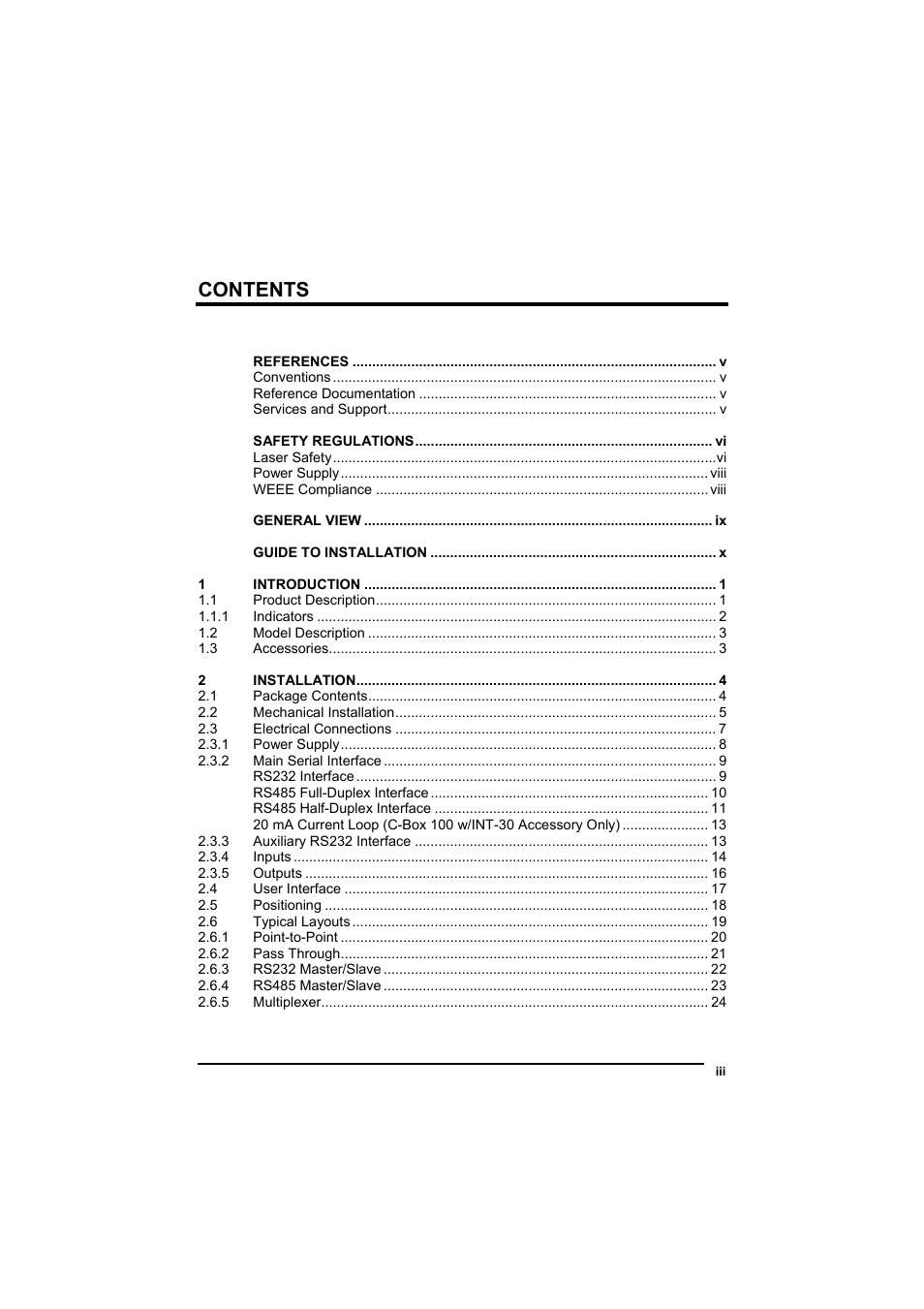 Datalogic Scanning DS4600A User Manual | Page 5 / 63