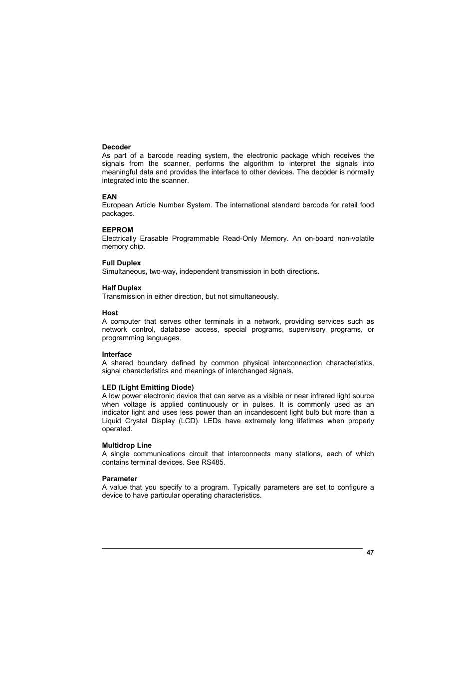 Datalogic Scanning DS4600A User Manual | Page 59 / 63