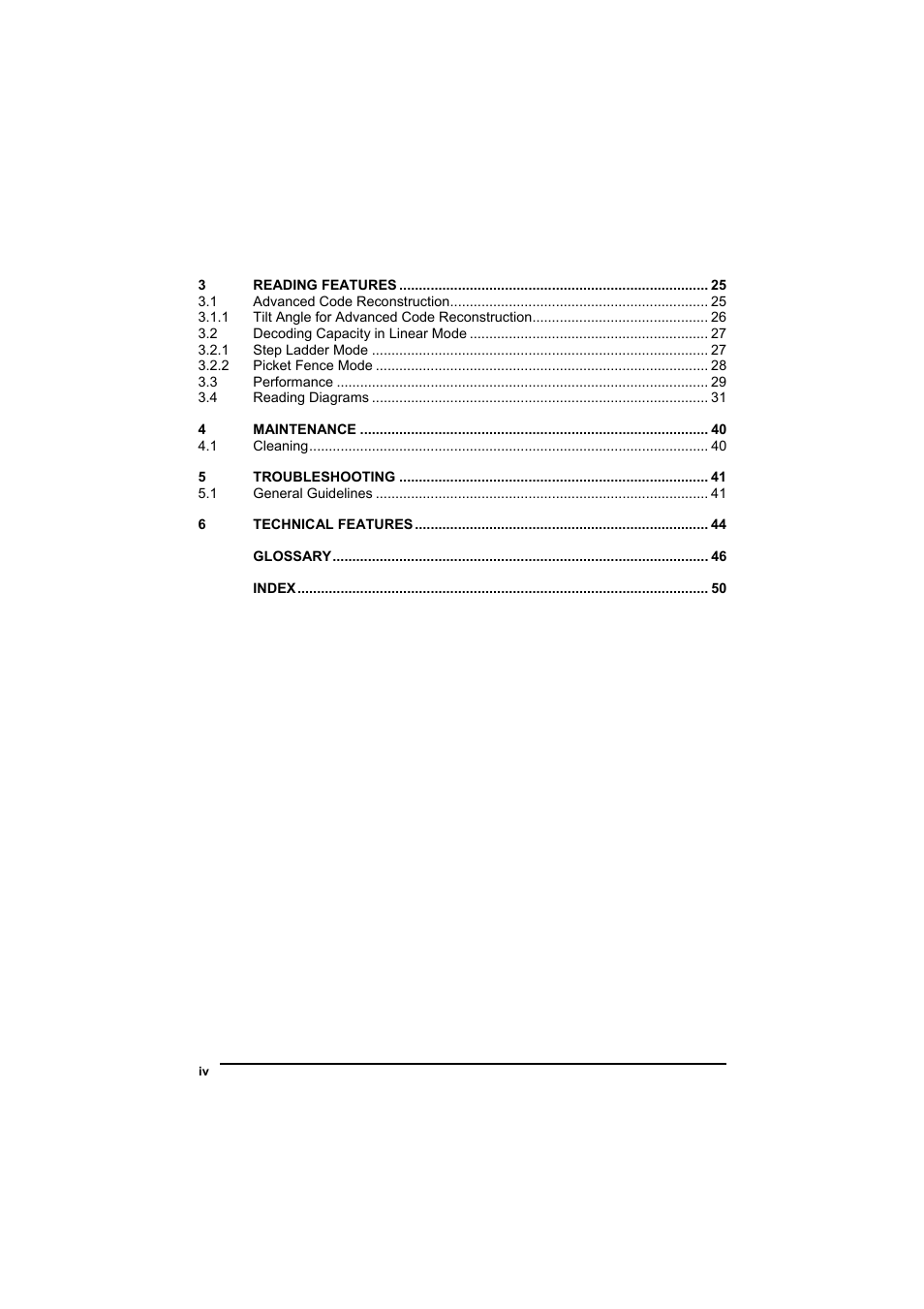 Datalogic Scanning DS4600A User Manual | Page 6 / 63