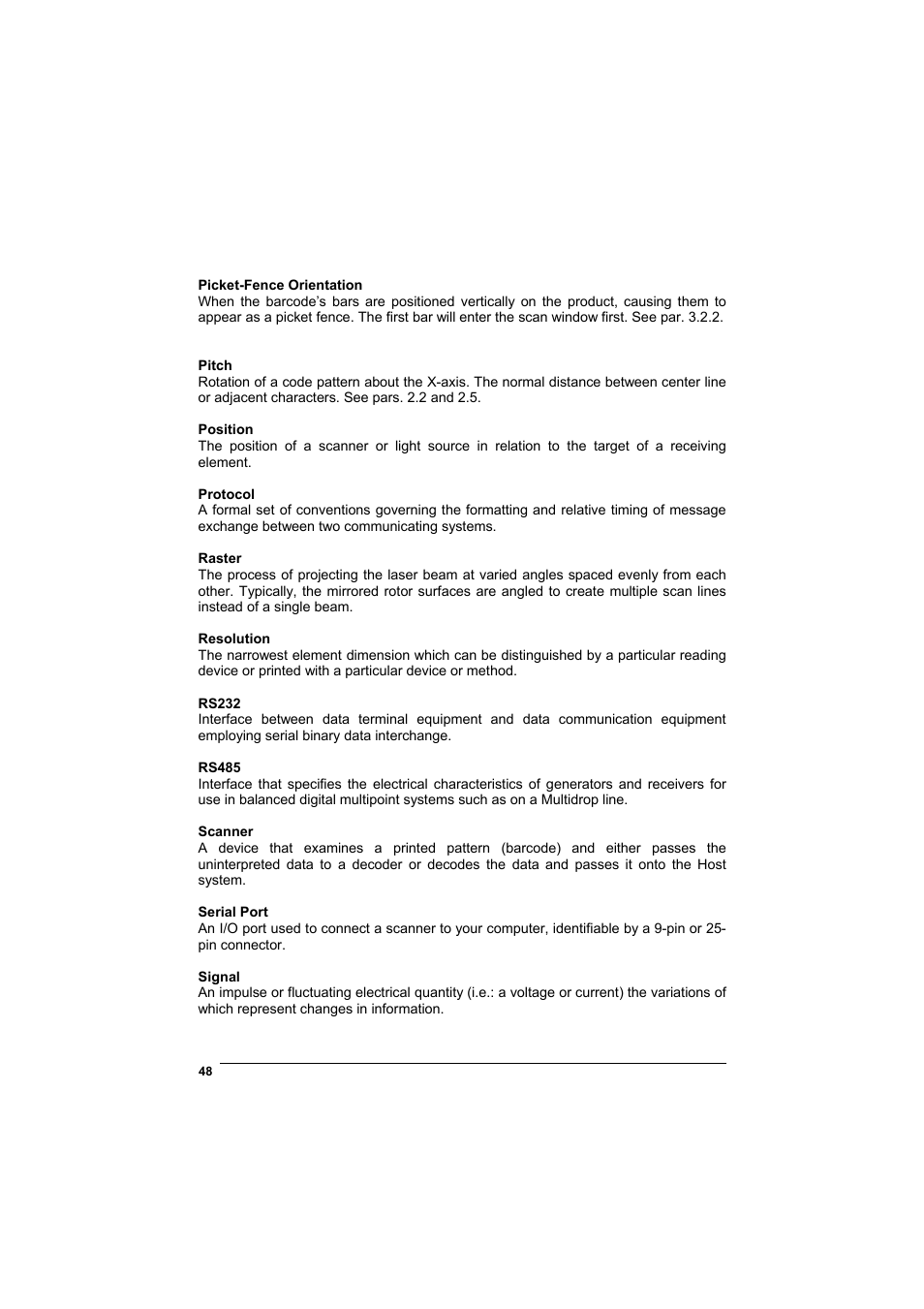 Datalogic Scanning DS4600A User Manual | Page 60 / 63