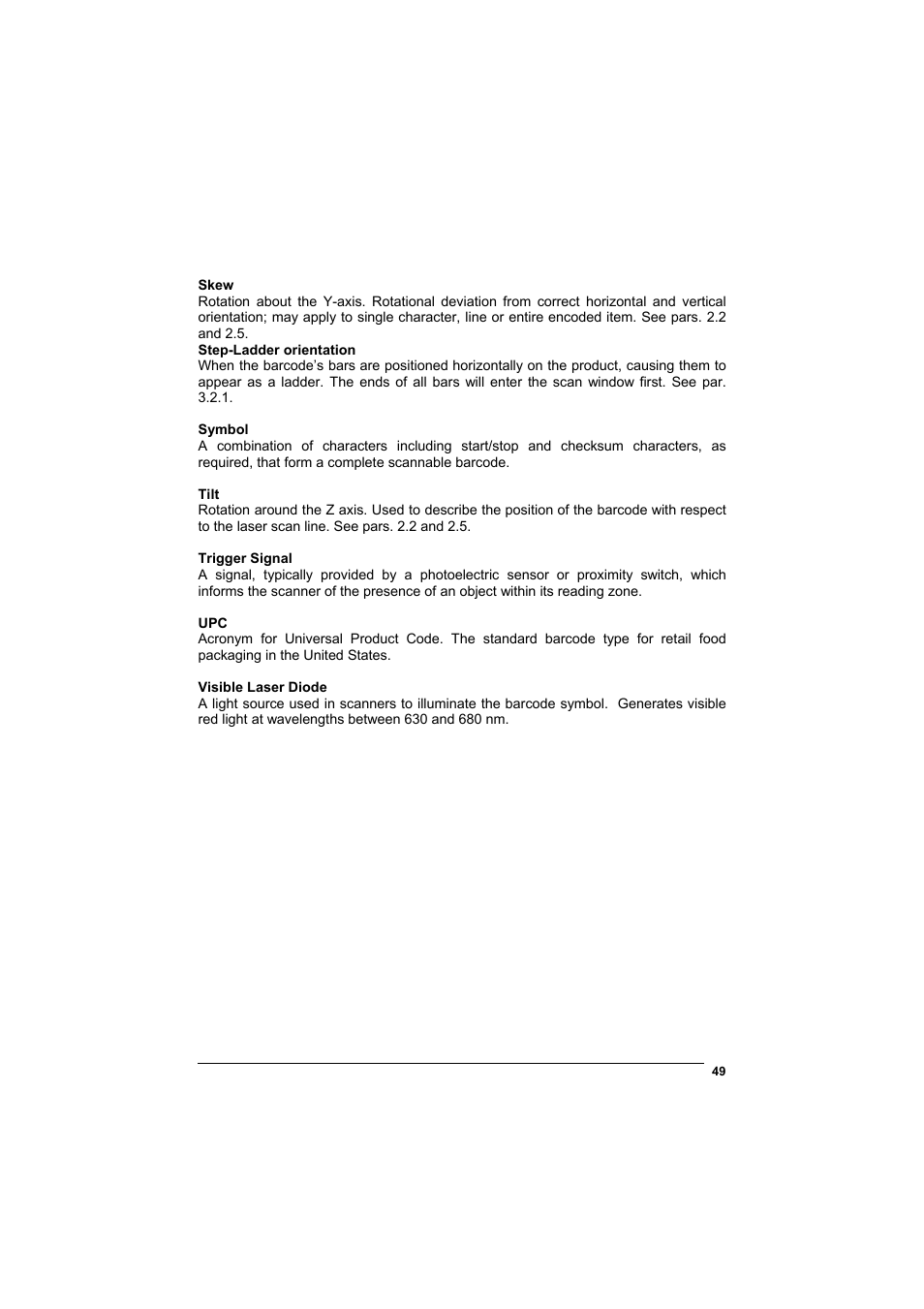 Datalogic Scanning DS4600A User Manual | Page 61 / 63