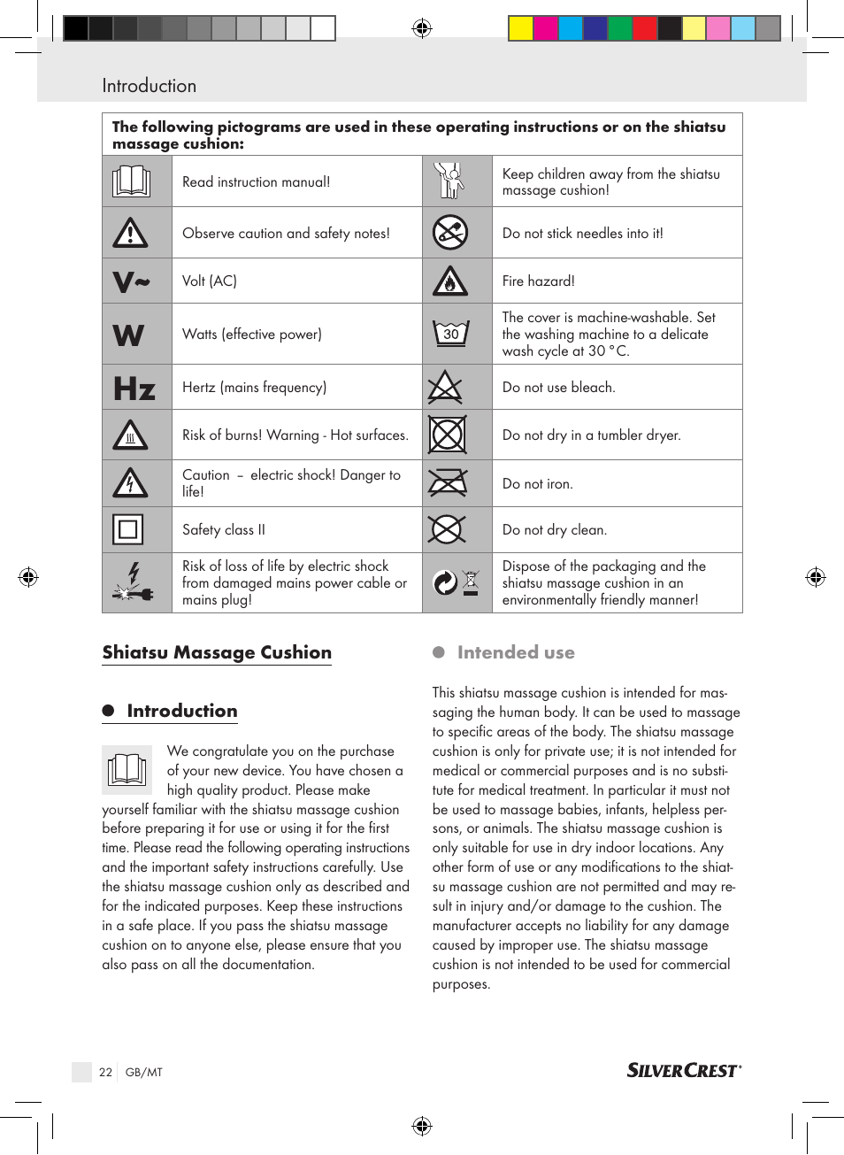 Introduction | Silvercrest SSM 141 B2 User Manual | Page 18 / 32