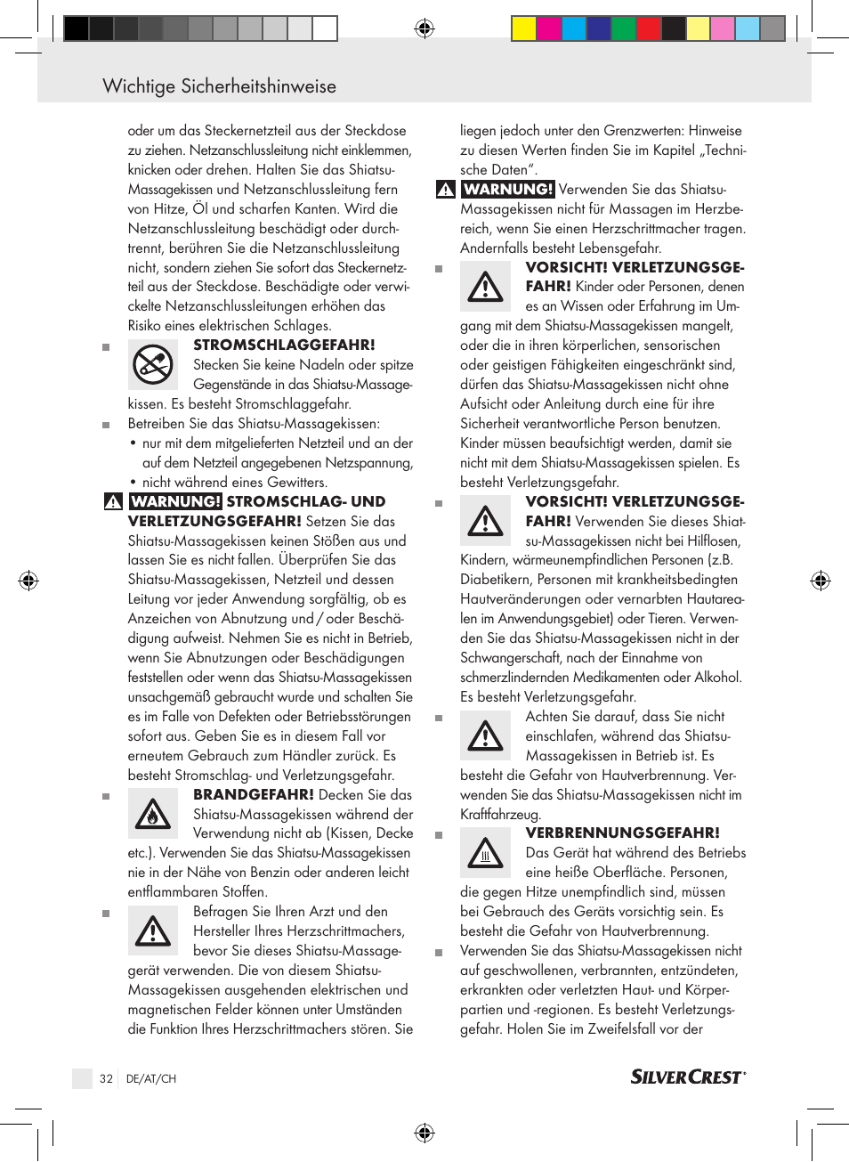 Wichtige sicherheitshinweise | Silvercrest SSM 141 B2 User Manual | Page 28 / 32