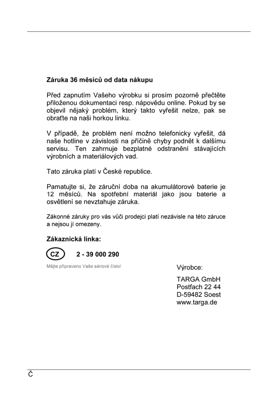 Informace o záruce | Silvercrest SFR 2.4 A1 User Manual | Page 123 / 150