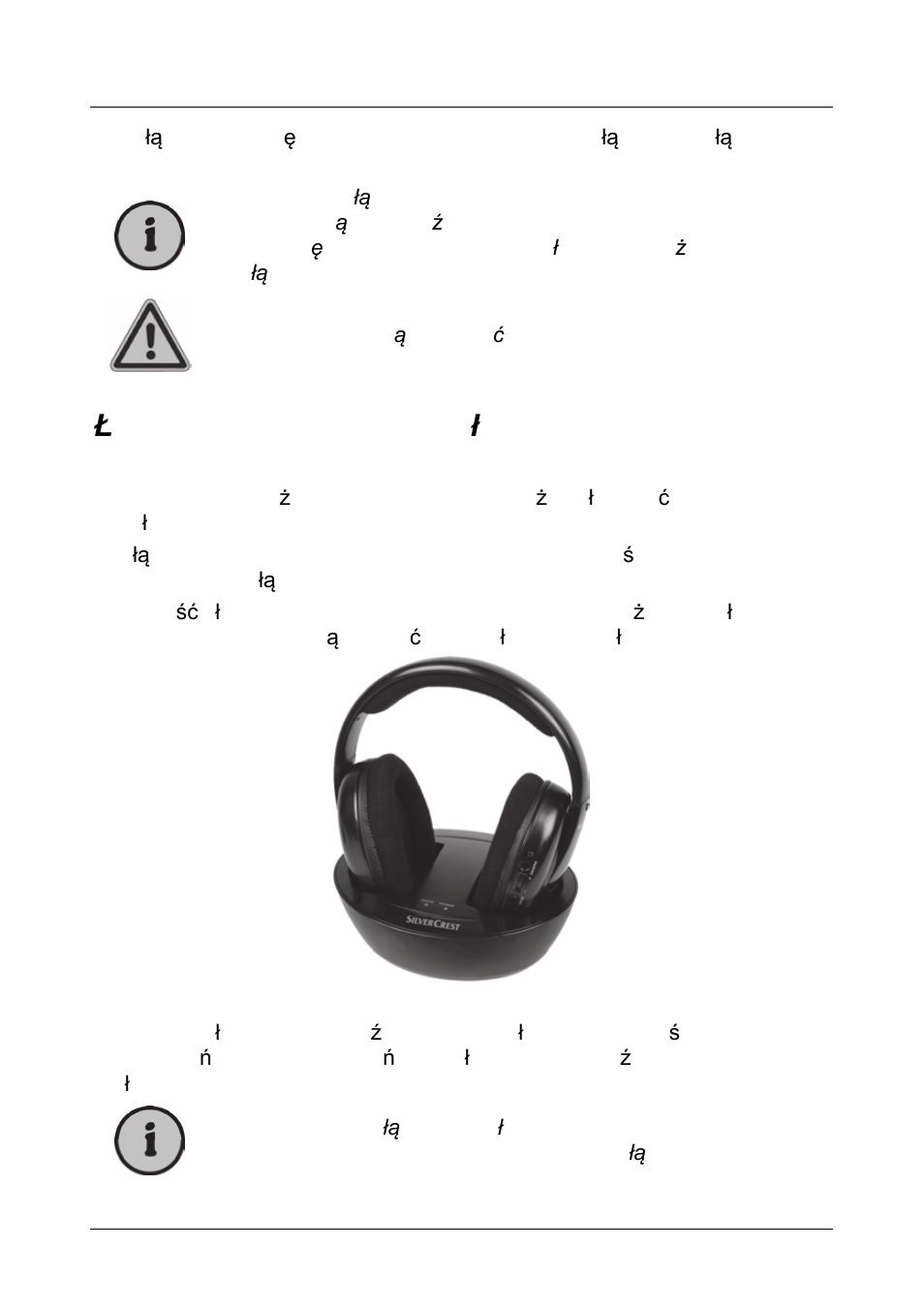 Ładowanie akumulatora słuchawek bezprzewodowych | Silvercrest SFR 2.4 A1 User Manual | Page 65 / 150