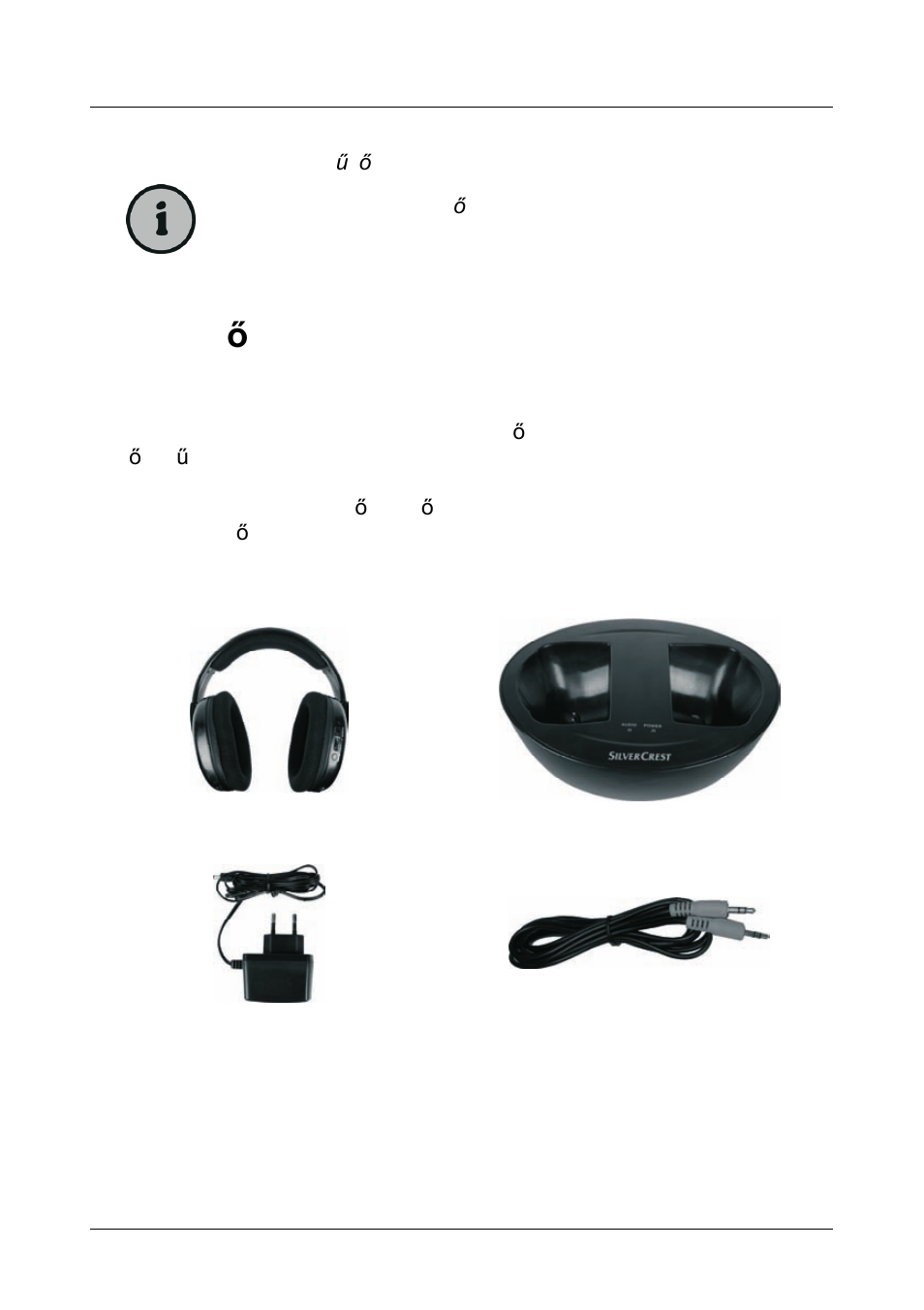 Bevezet ő, A csomag tartalma | Silvercrest SFR 2.4 A1 User Manual | Page 9 / 150