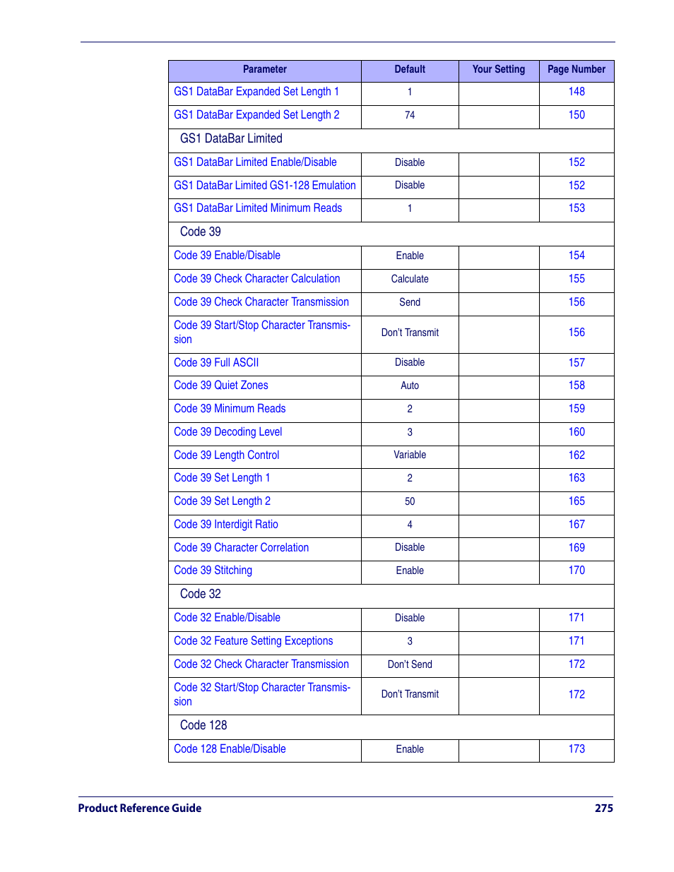 Datalogic Scanning QUICKSCAN QD2100 User Manual | Page 283 / 320