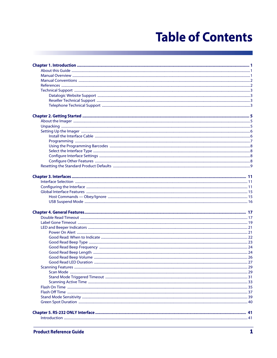 Datalogic Scanning QUICKSCAN QD2100 User Manual | Page 3 / 320