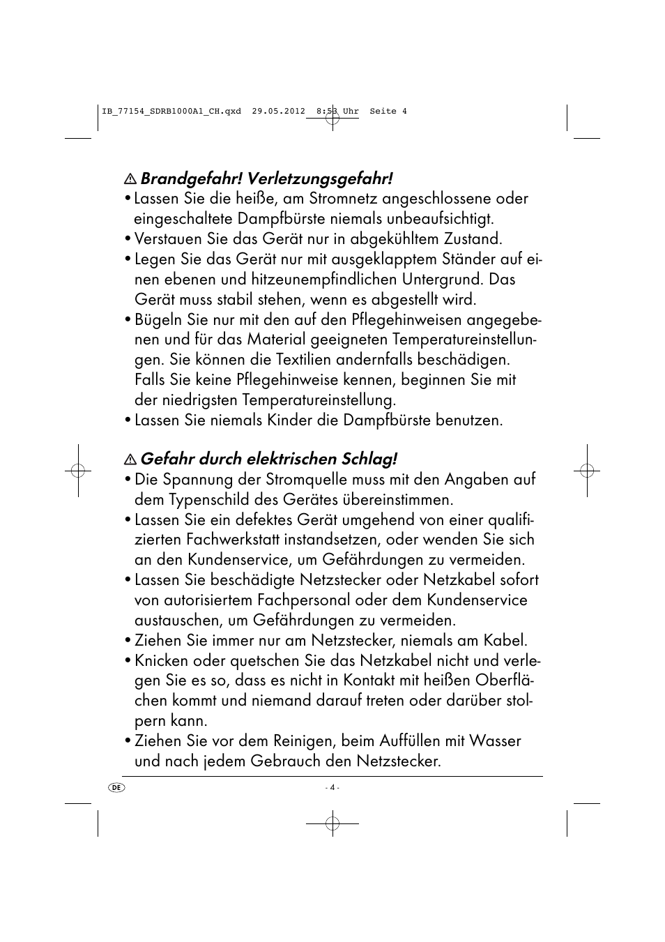 Silvercrest SDRB 1000 A1 User Manual | Page 6 / 48