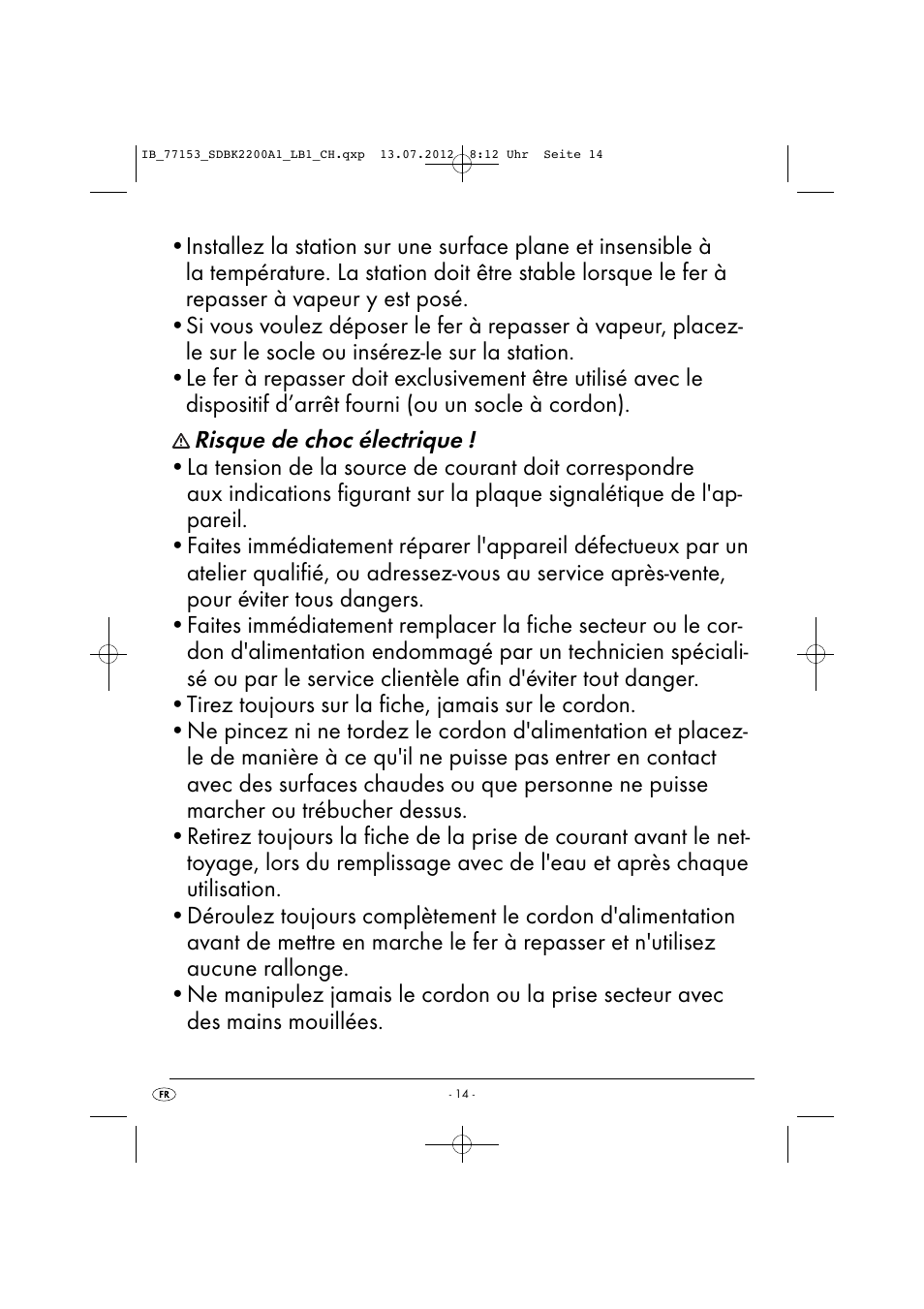 Silvercrest SDBK 2200 A1 User Manual | Page 16 / 42