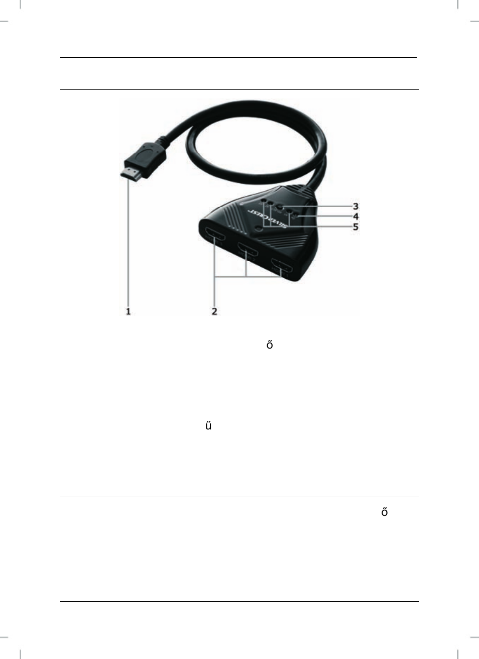 Áttekintés, A hdmi-váltó csatlakoztatása | Silvercrest SHU 3.1 A1 User Manual | Page 30 / 64