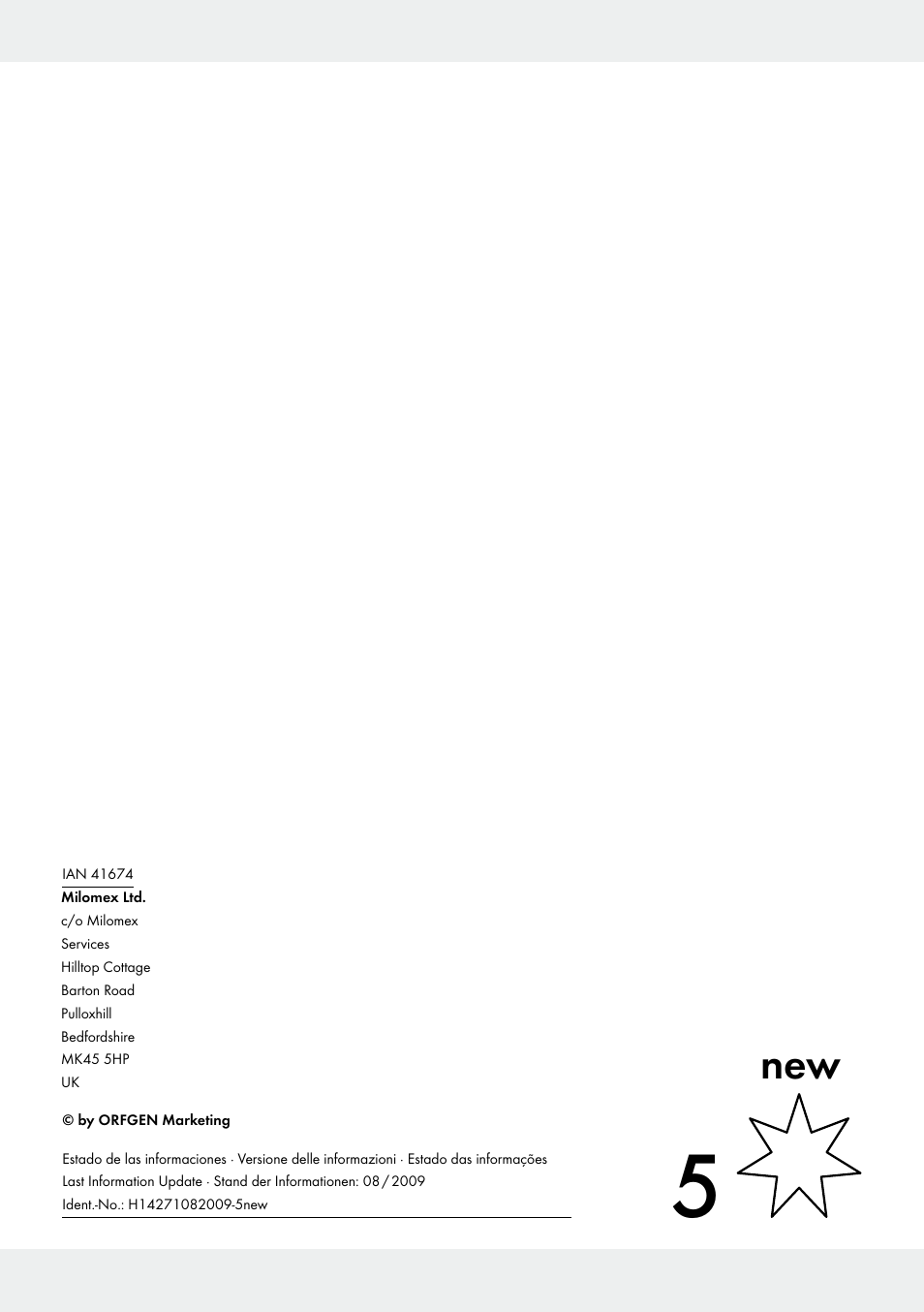 Silvercrest H14271 User Manual | Page 43 / 43