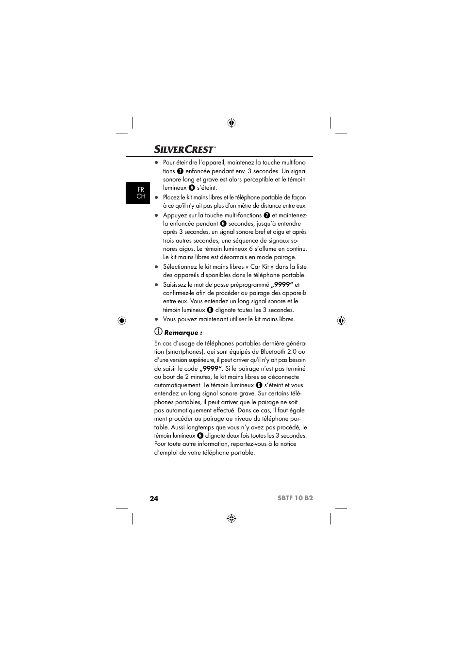 Silvercrest SBTF 10 B2 User Manual | Page 27 / 80