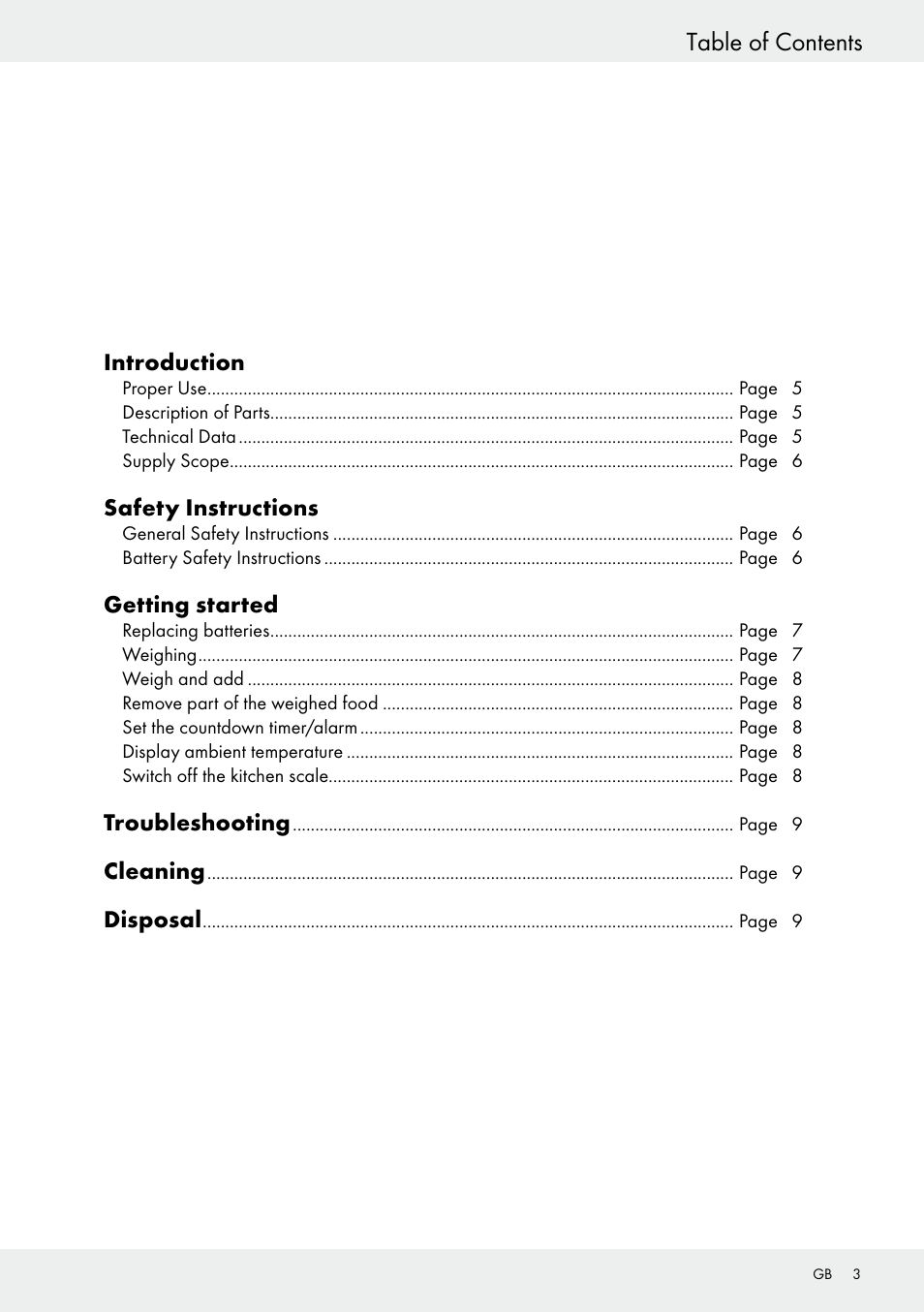 Silvercrest H14271 User Manual | Page 3 / 67