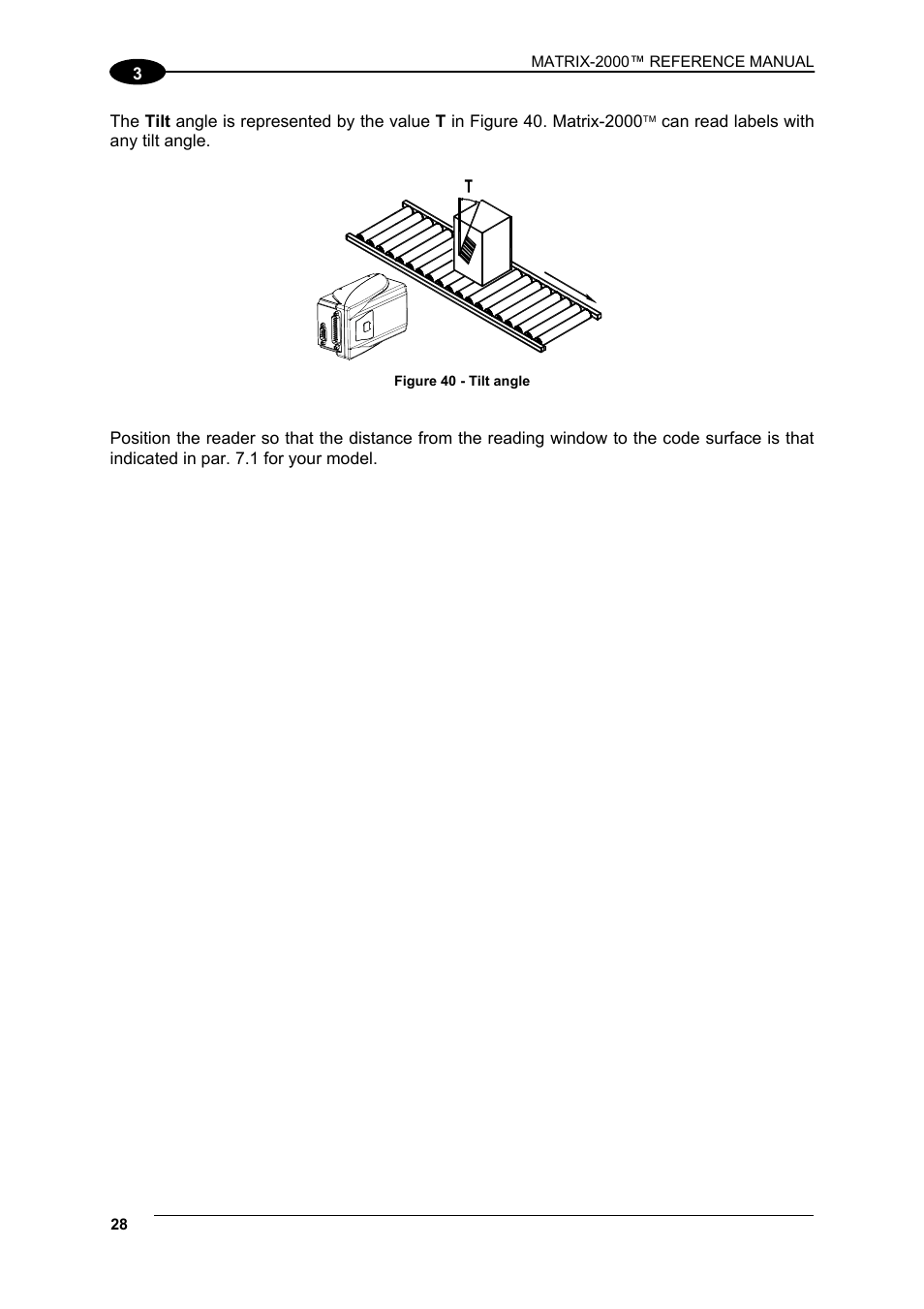 Datalogic Scanning Compact 2D Reader Matrix-2000 User Manual | Page 38 / 108
