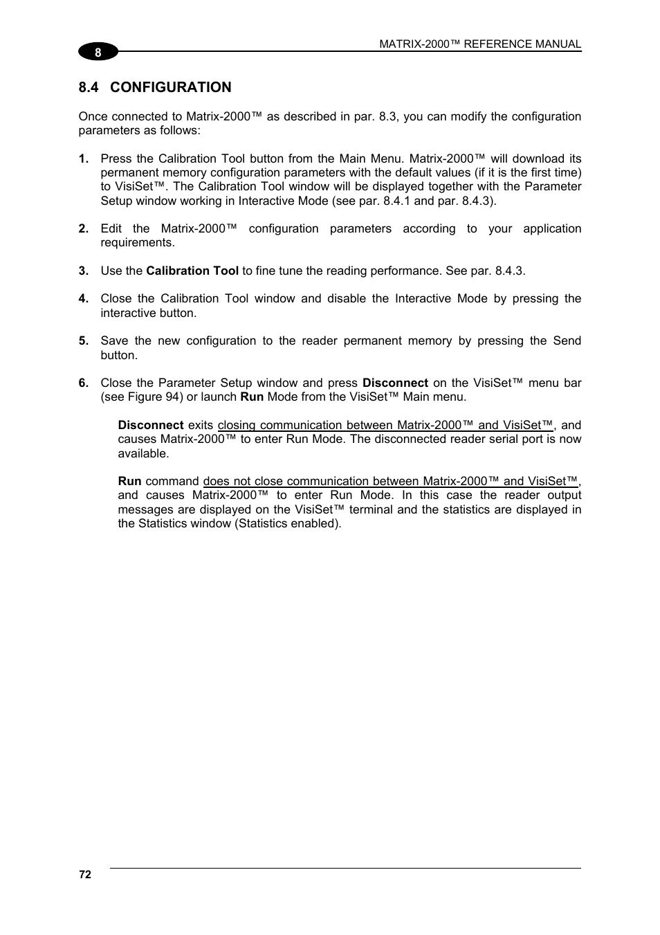 Configuration | Datalogic Scanning Compact 2D Reader Matrix-2000 User Manual | Page 82 / 108