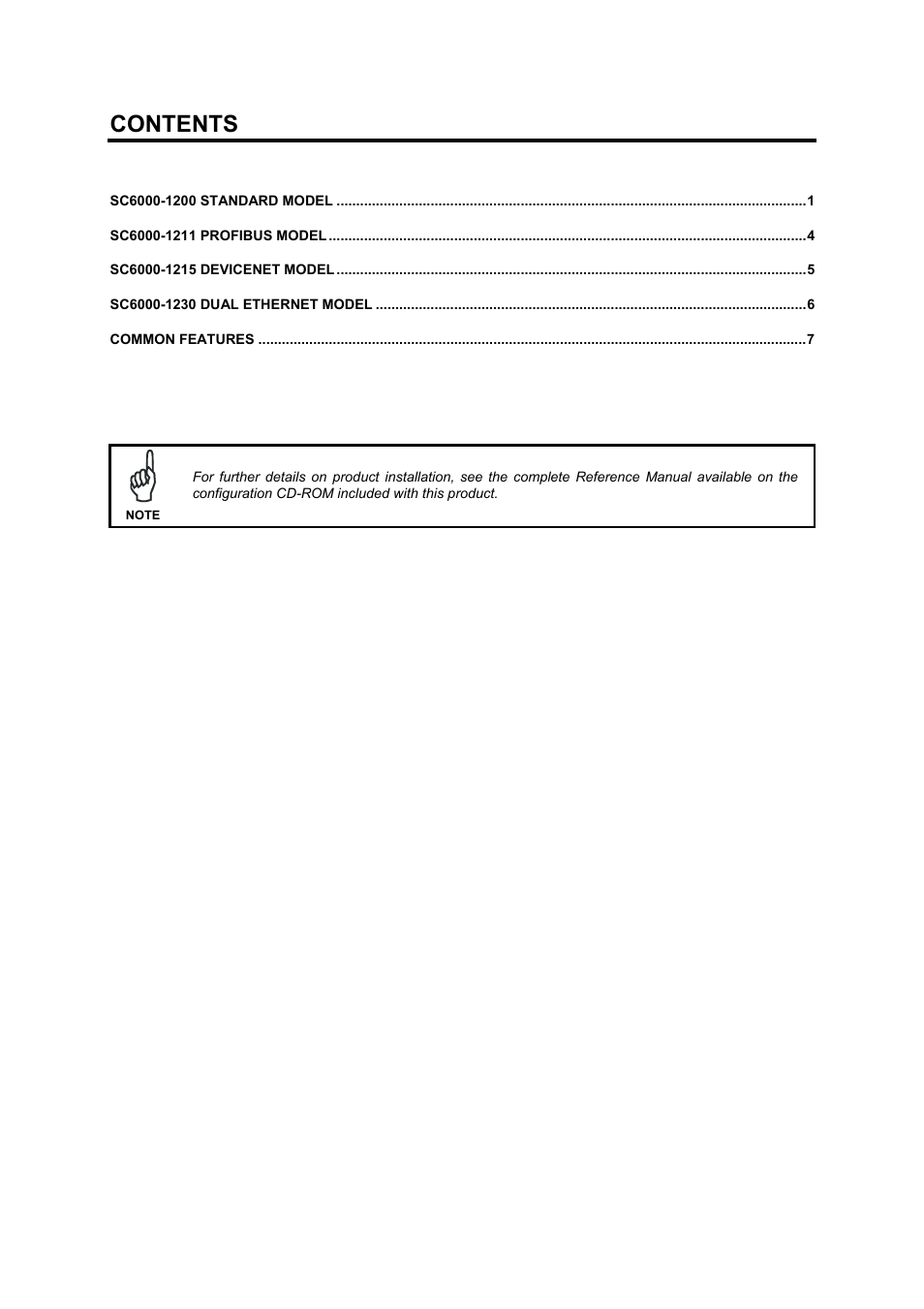 Datalogic Scanning Controller SC6000 User Manual | Page 2 / 19