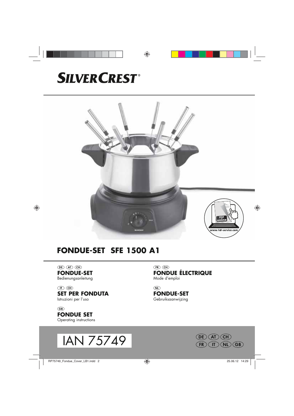 Silvercrest SFE 1500 A1 User Manual | 54 pages