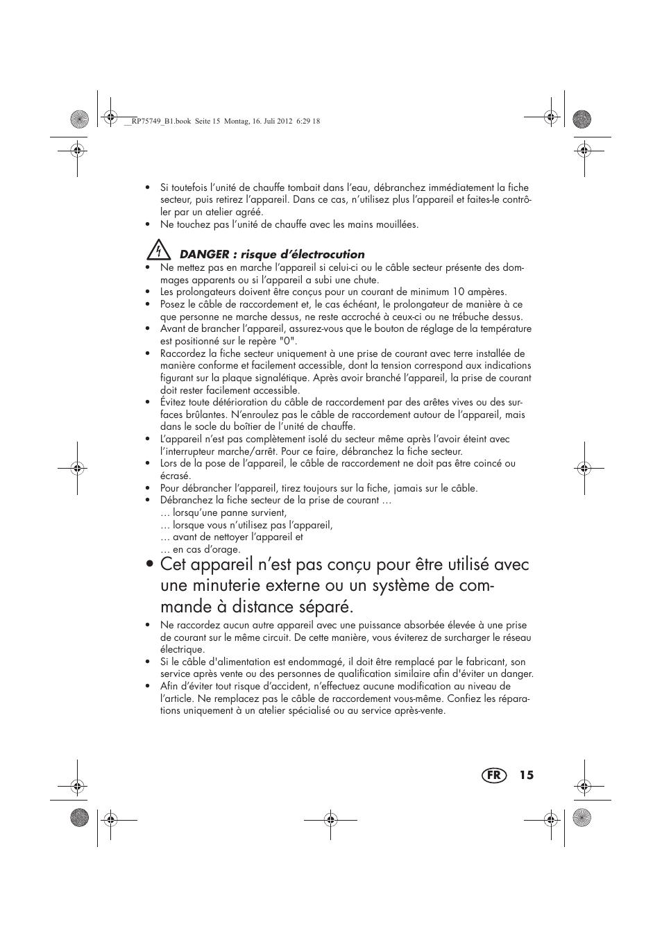 Silvercrest SFE 1500 A1 User Manual | Page 17 / 54