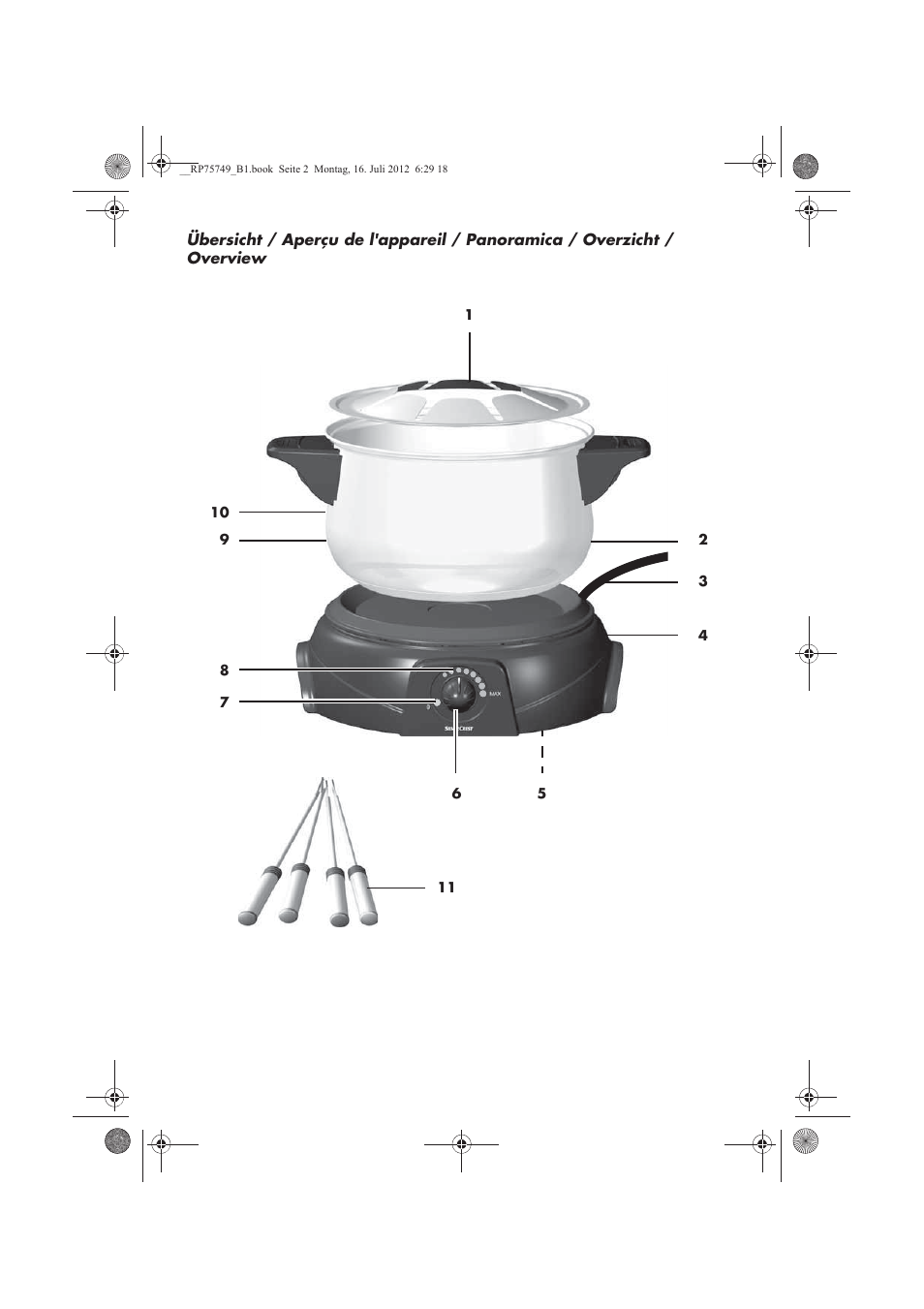Silvercrest SFE 1500 A1 User Manual | Page 3 / 54