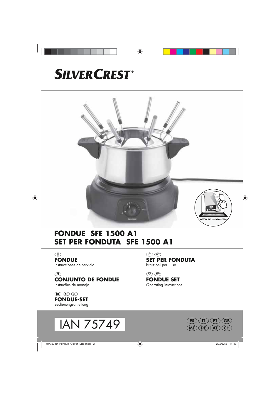 Silvercrest SFE 1500 A1 User Manual | 54 pages