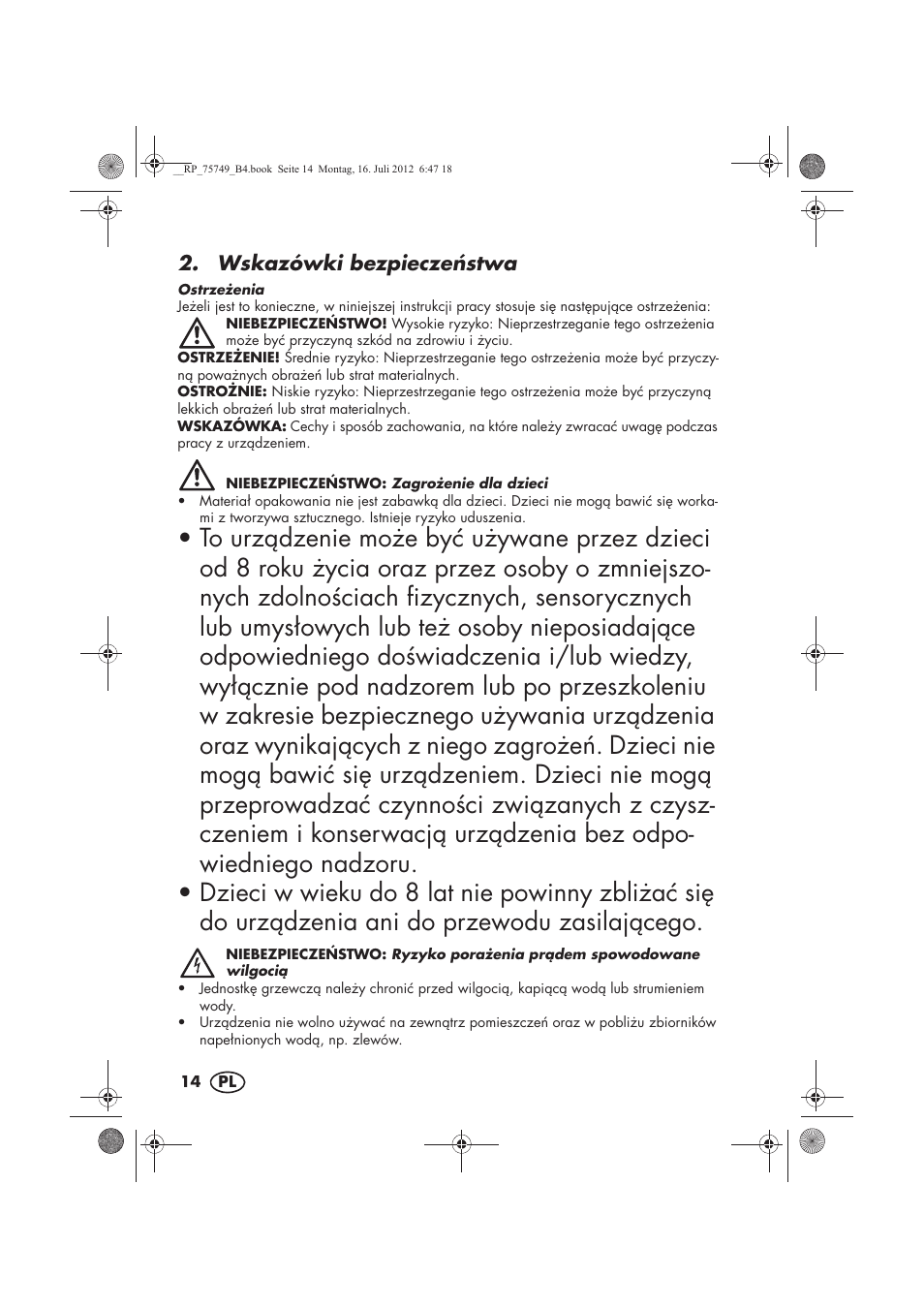 Silvercrest SFE 1500 A1 User Manual | Page 16 / 78