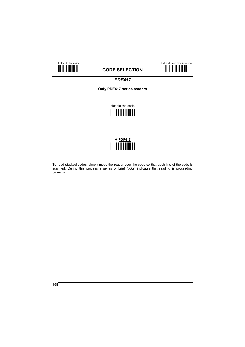 Pdf417, М$+;о, М$-?о | Ìar0oî, Ìar1rî | Datalogic Scanning GRYPHONTM MX30 User Manual | Page 118 / 197