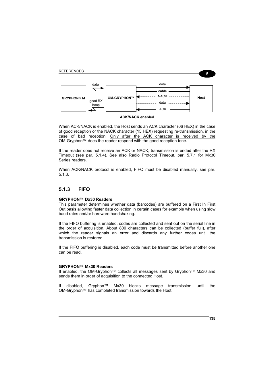 Fifo, 3 fifo | Datalogic Scanning GRYPHONTM MX30 User Manual | Page 145 / 197