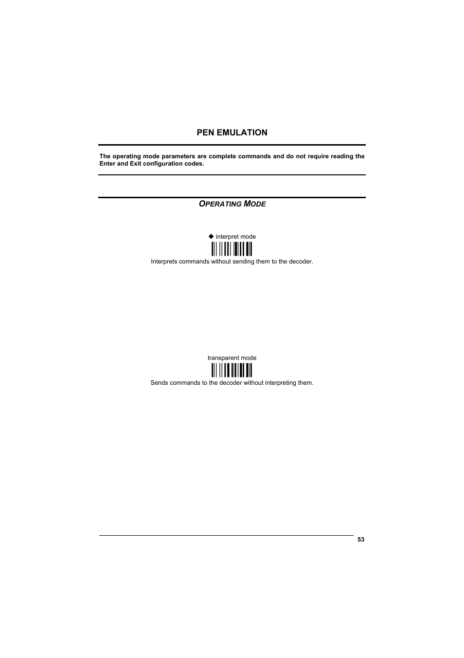 Operating mode, М$]8о, М$[4о | Datalogic Scanning GRYPHONTM MX30 User Manual | Page 63 / 197