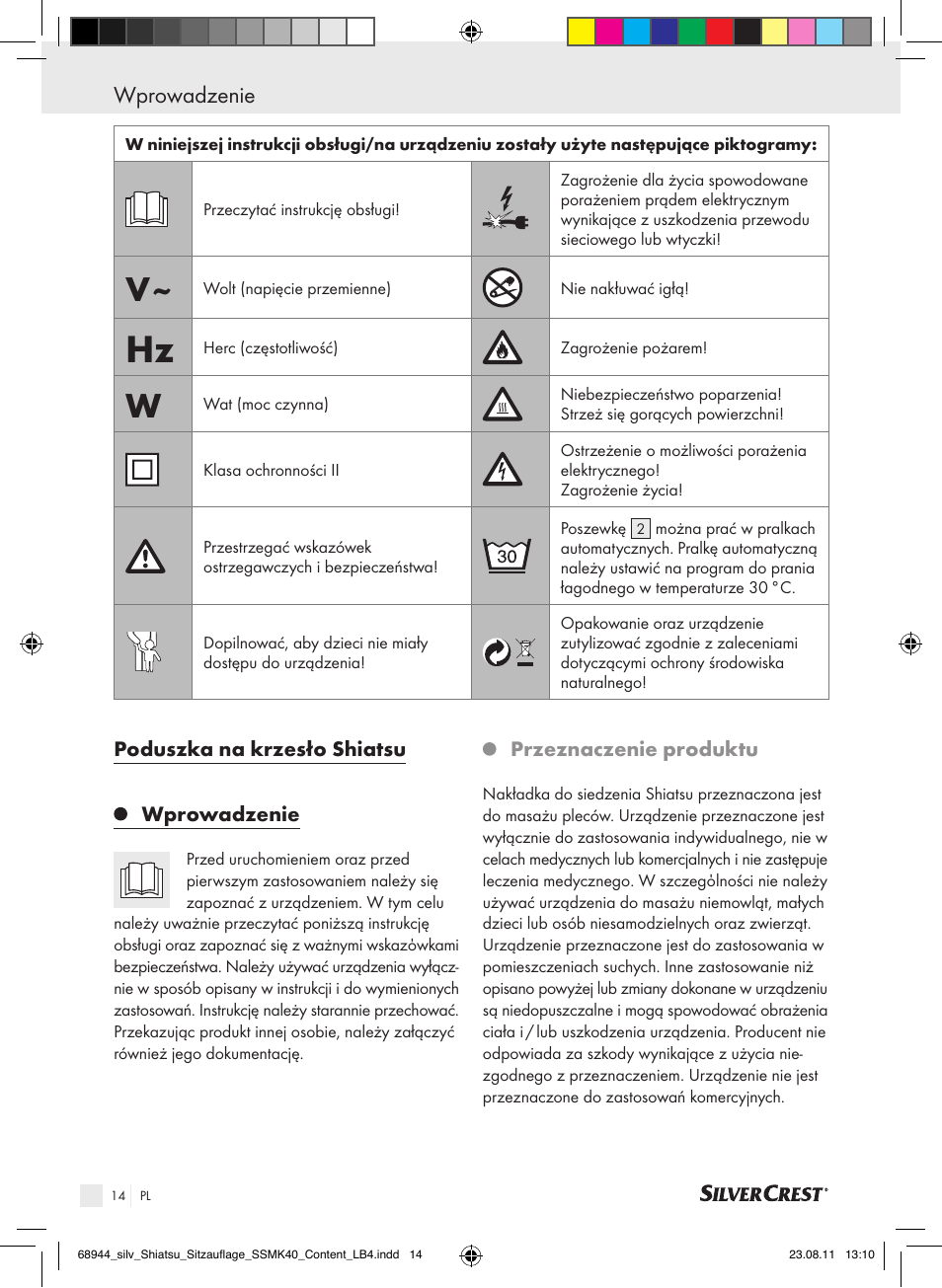 Wprowadzenie | Silvercrest SSMK 40 B2 User Manual | Page 10 / 56