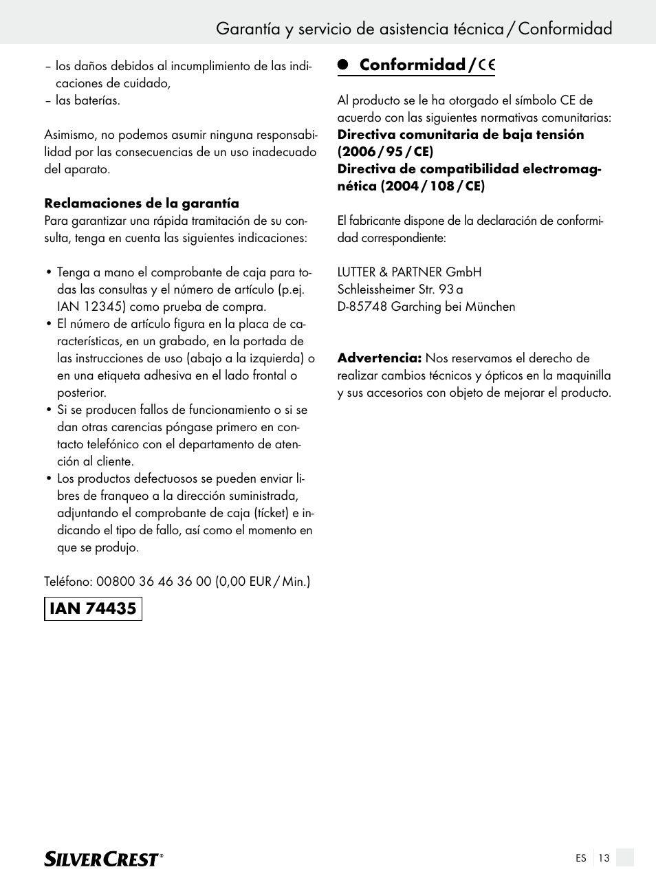 Conformidad | Silvercrest SFR 1200 A1 User Manual | Page 13 / 55