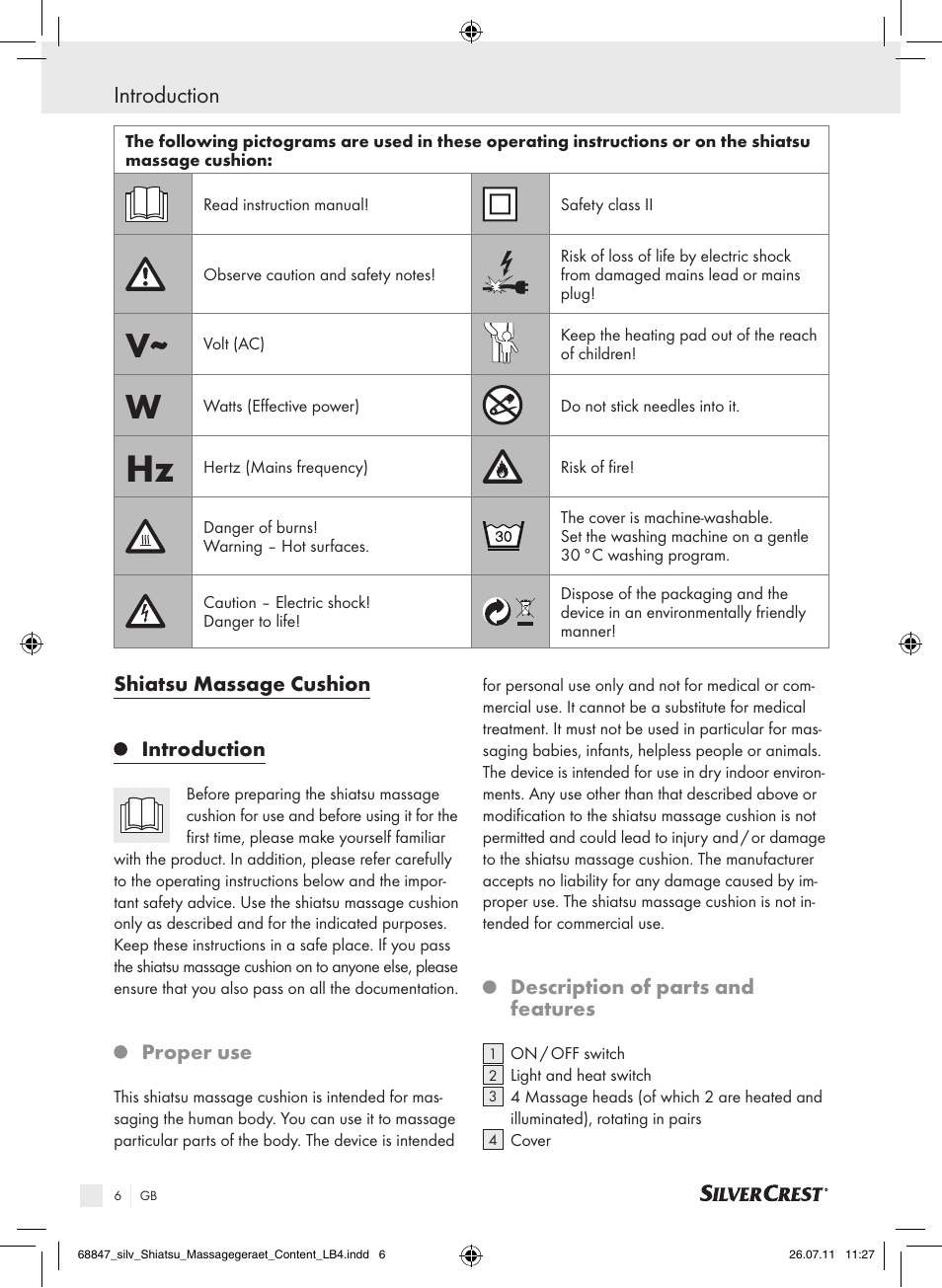 Introduction | Silvercrest SSM 141 B2 User Manual | Page 2 / 52