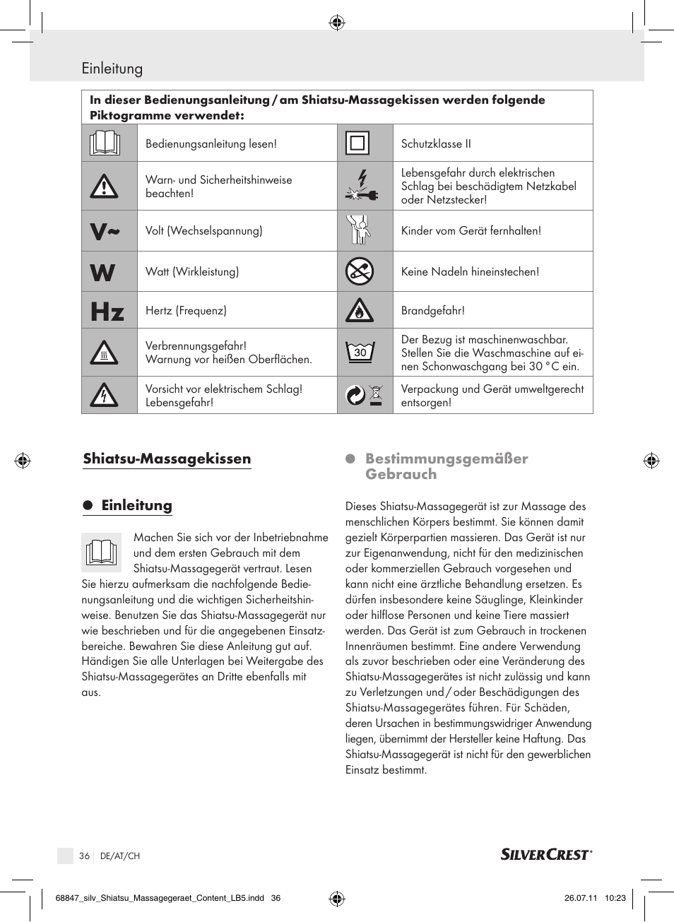 Einleitung | Silvercrest SSM 141 B2 User Manual | Page 32 / 38