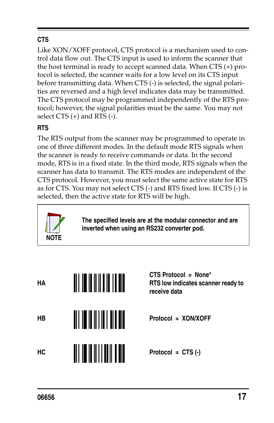 PSC Handheld Laser Bar Code Scanners Keyboard Wedge / Wand Emulation Interface User Manual | Page 25 / 88