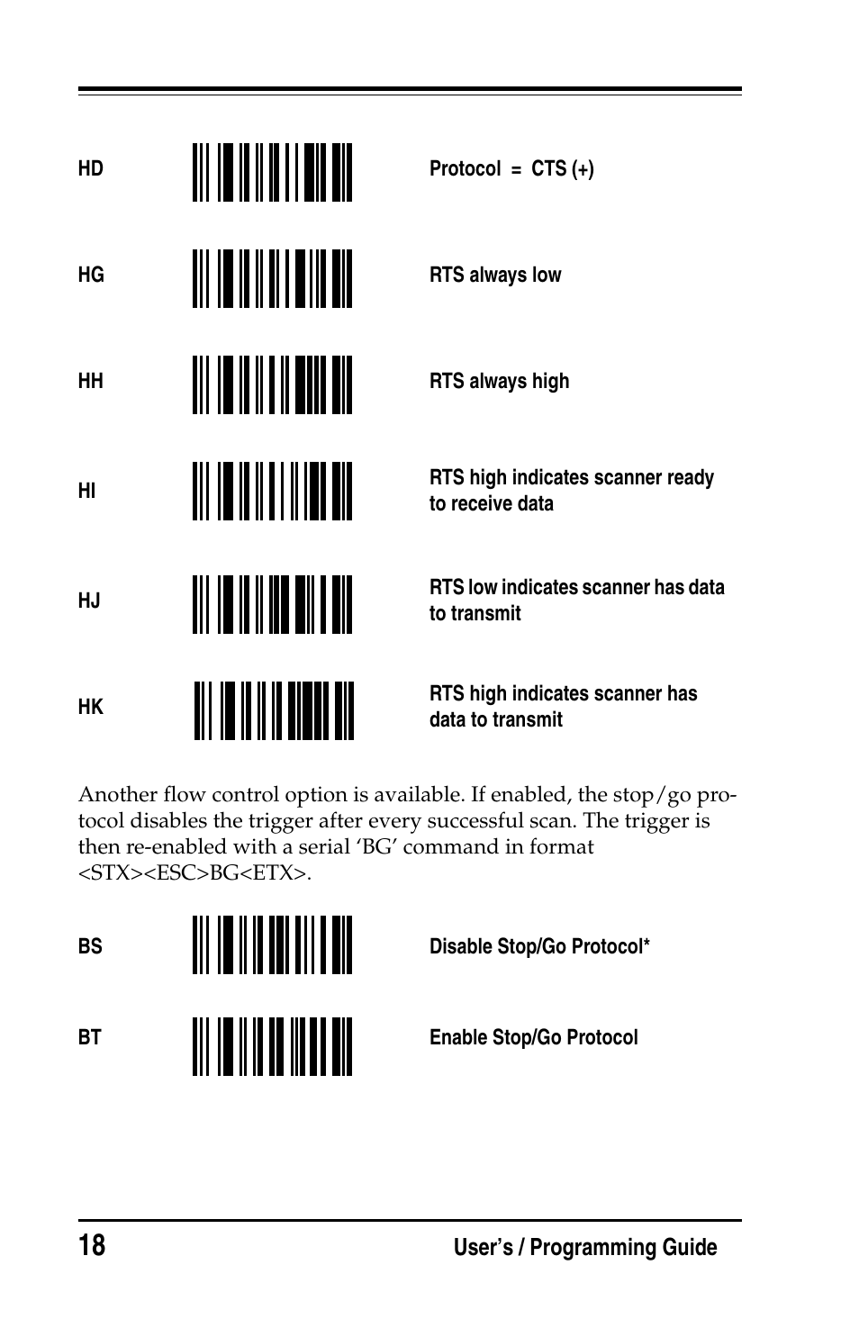 PSC Handheld Laser Bar Code Scanners Keyboard Wedge / Wand Emulation Interface User Manual | Page 26 / 88