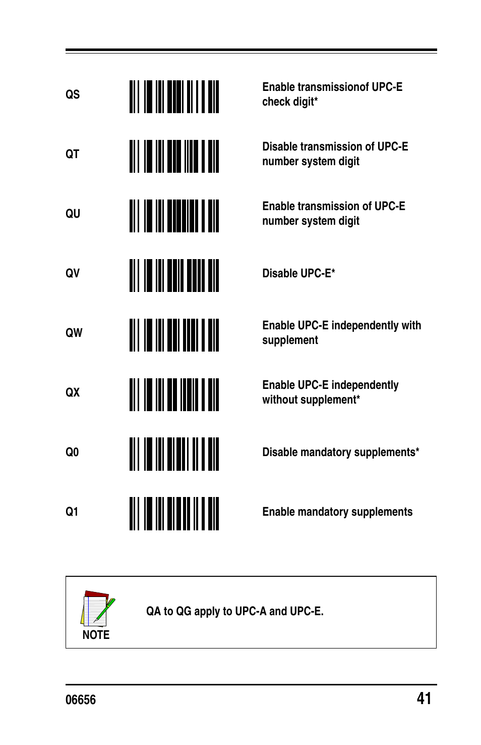 PSC Handheld Laser Bar Code Scanners Keyboard Wedge / Wand Emulation Interface User Manual | Page 49 / 88