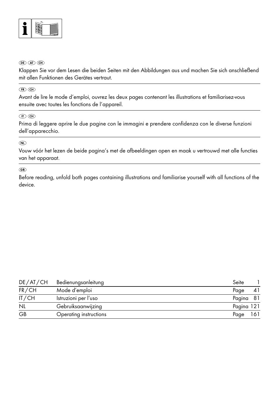 Silvercrest SAB 160 A1 User Manual | Page 2 / 204