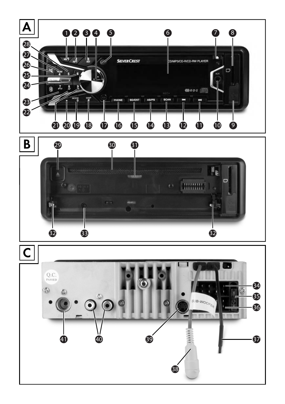 Silvercrest SAB 160 A1 User Manual | Page 3 / 204